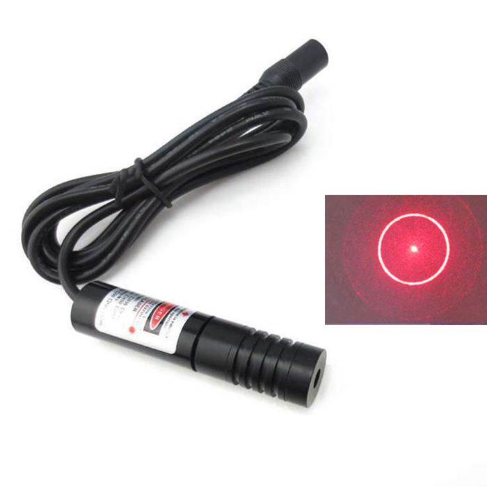 Circle laser module 빨간색 perfect circle laser beam adjustable thickness - Click Image to Close